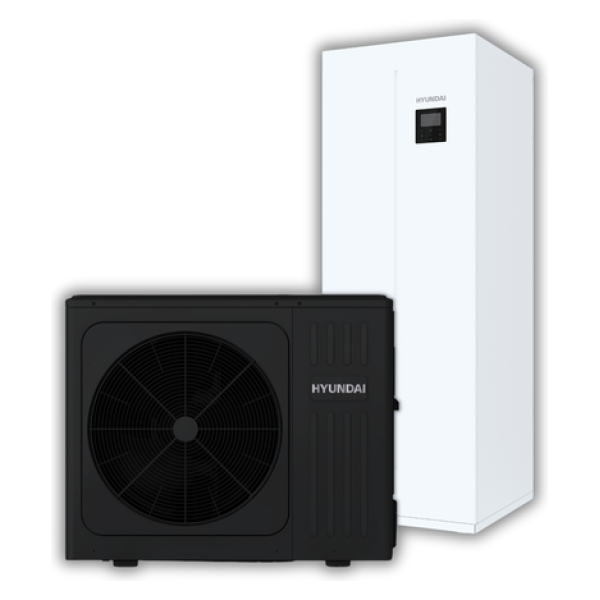 Supreme AIO split (nádrž 190l) (spirála 3kW) HPSA/HPSO R32 230V 8kW černé